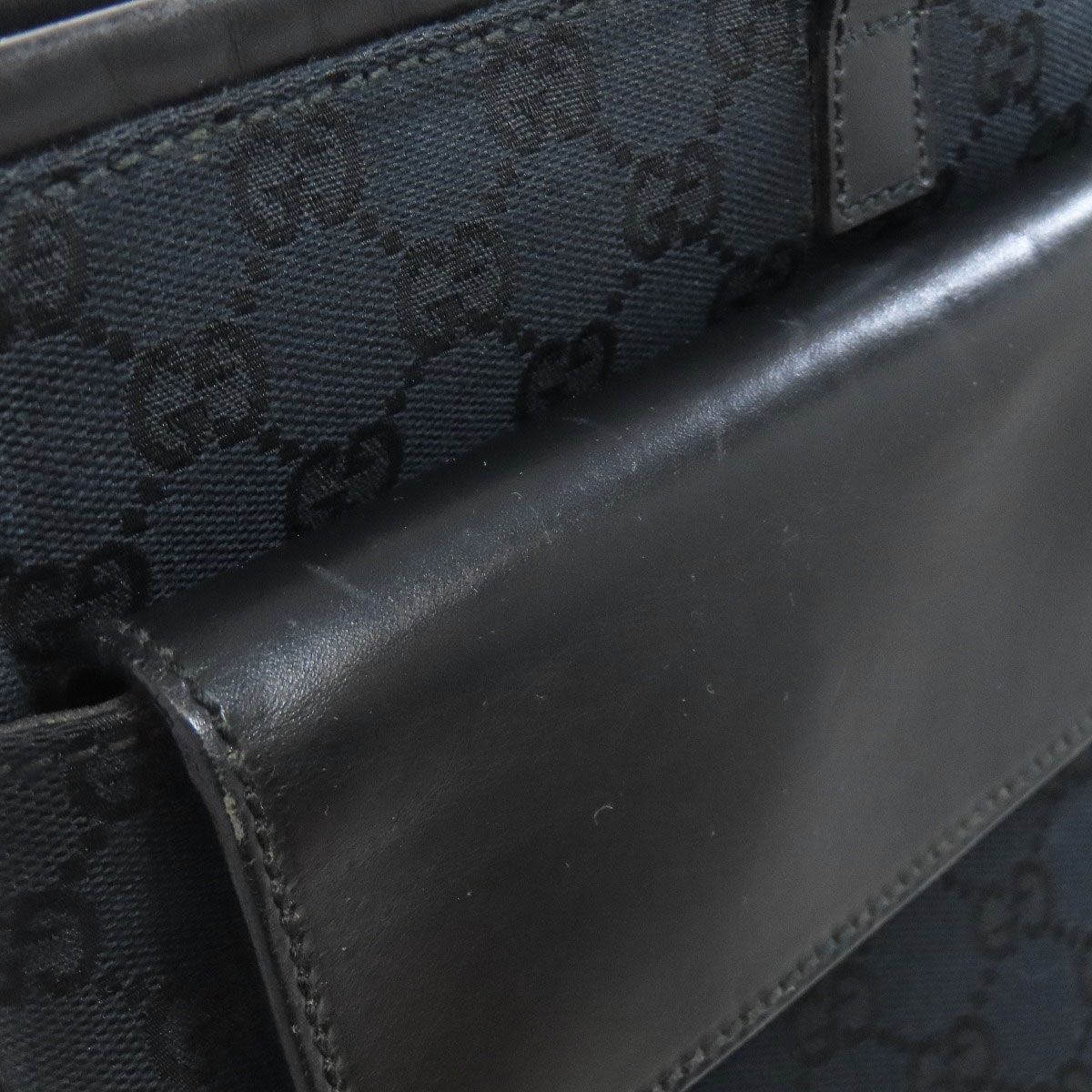 GUCCI グッチ 015・3712 GG柄 2WAY ビジネスバッグ キャンバス メンズ