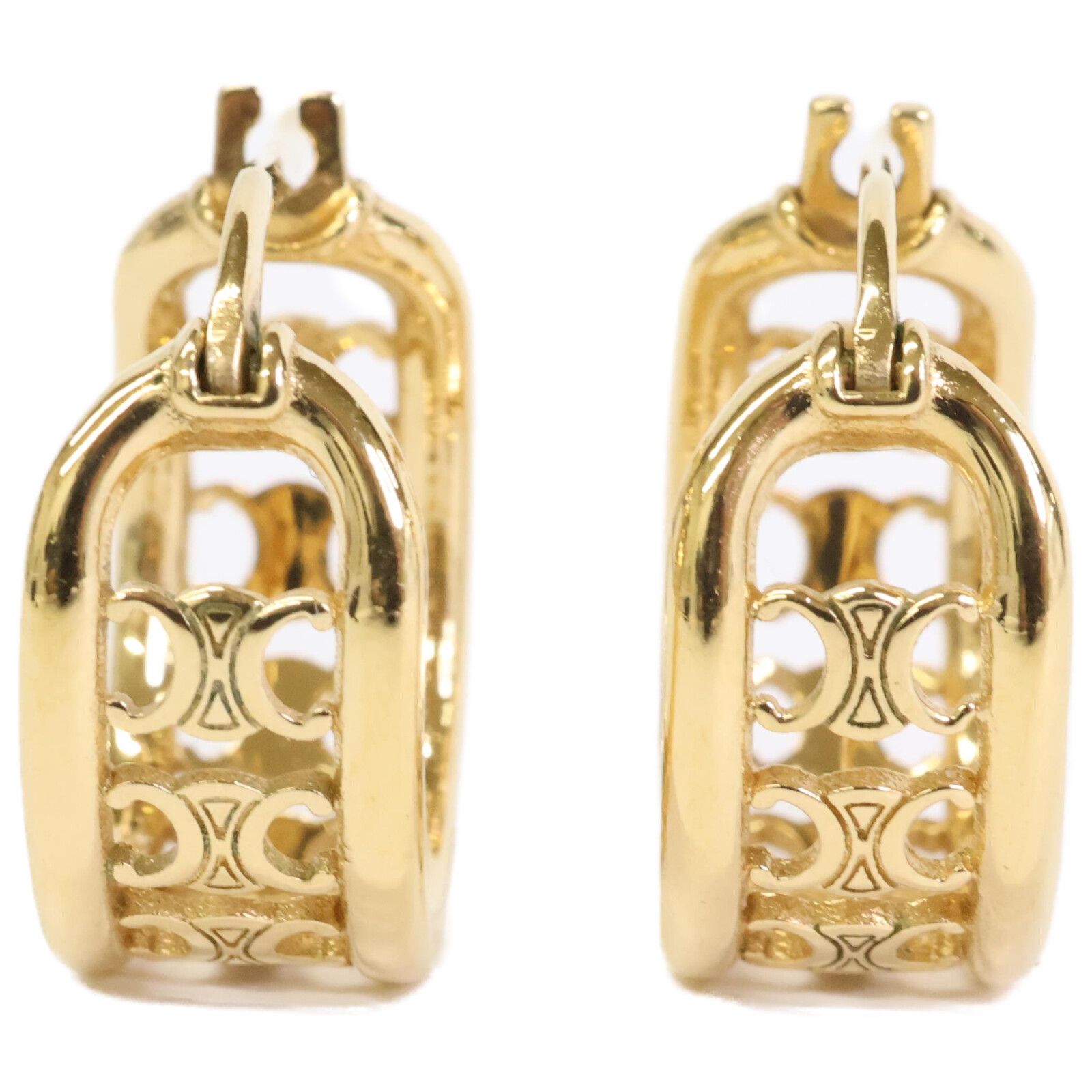 CELINE セリーヌ トリオンフ マルチフープ ゴールドフィニッシュ ブラス