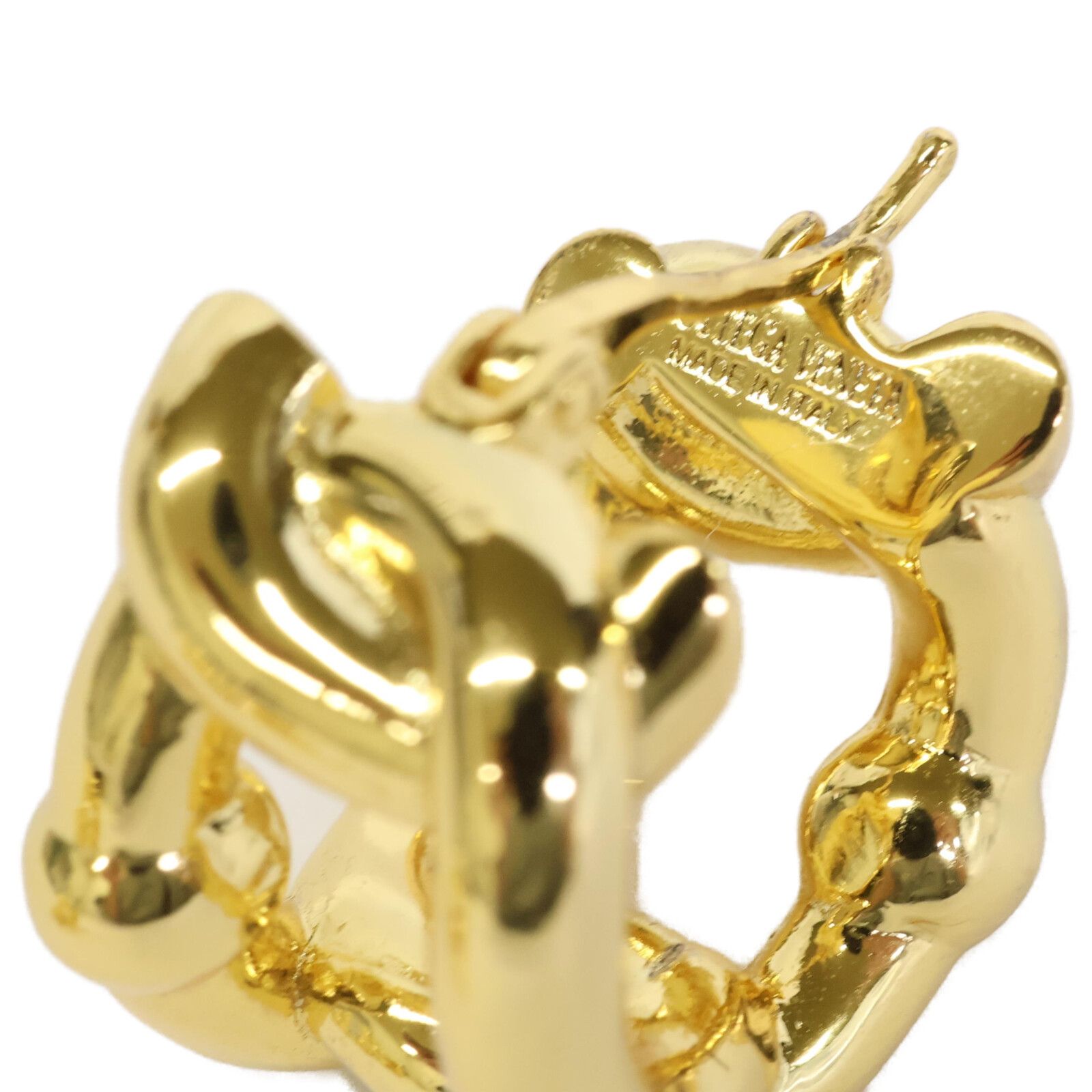  BOTTEGA VENETA ボッテガヴェネタ チェーンリンク フープ ピアス(両耳用) アクセサリー