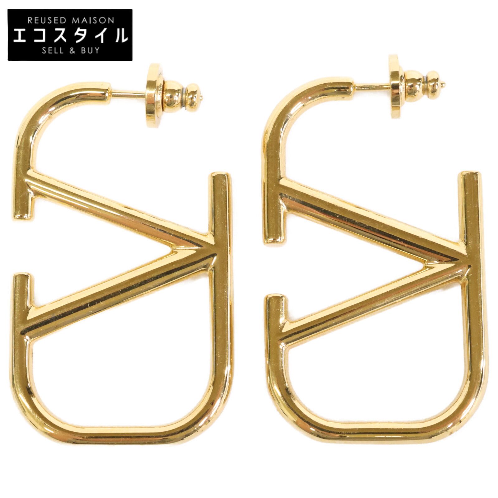 VALENTINO ヴァレンティノ Vロゴ シグネチャー メタル