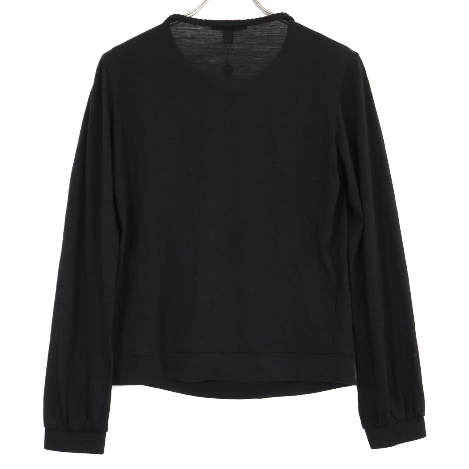 ロープデザイン長袖Tシャツ