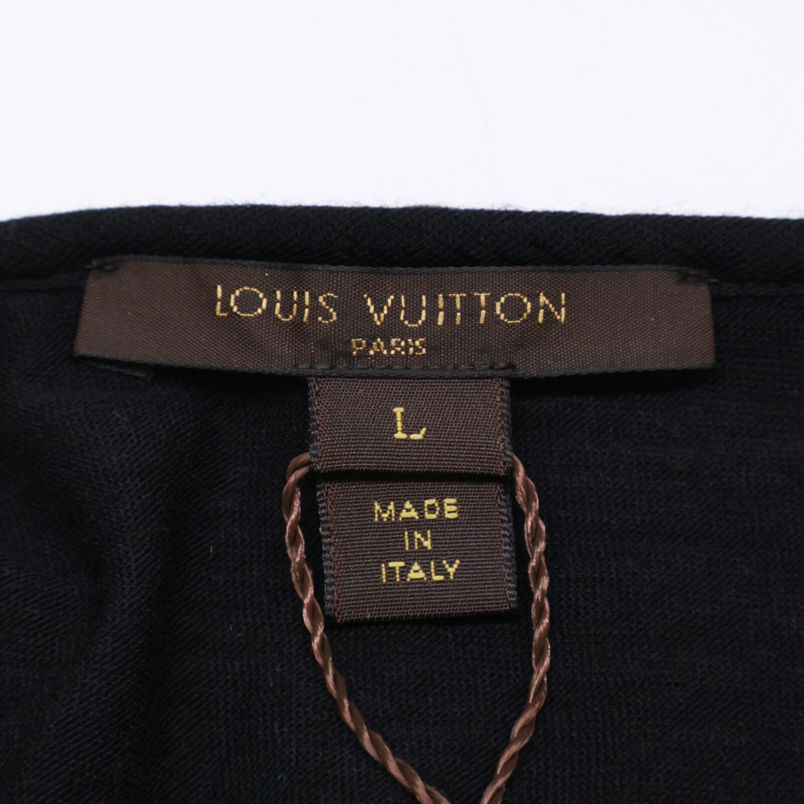 銘品の LOUIS VUITTON ルイヴィトン 09AW ロープデザイン長袖Tシャツ L