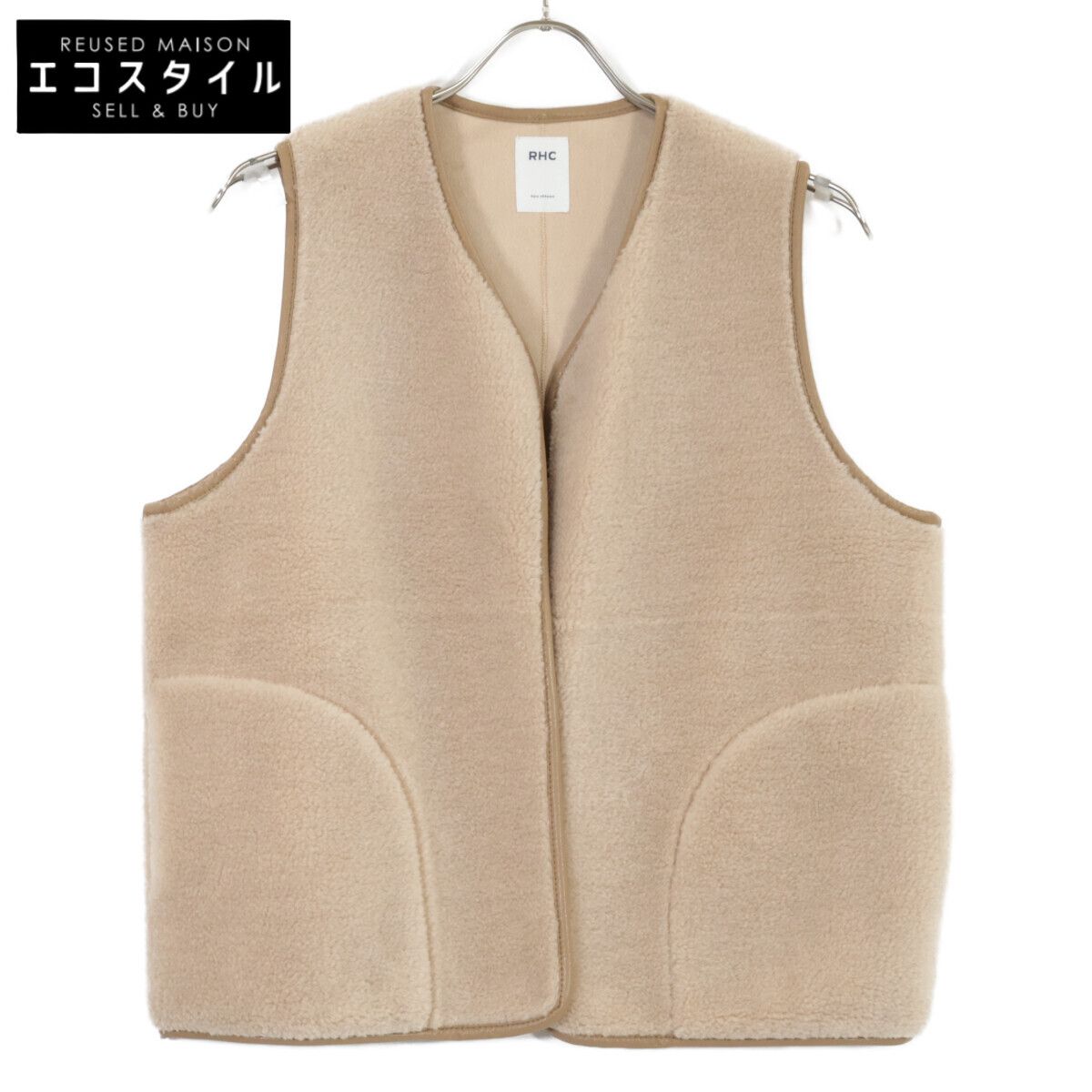 Ron Herman ロンハーマン ブラウン ウール100 ボアベスト 表記なし