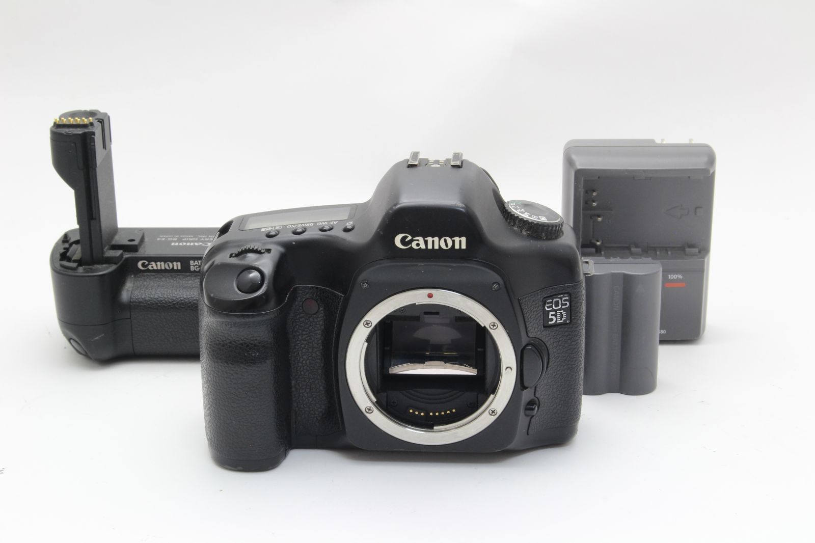 B 並品 Canon キヤノン EOS 5D ボディ 初代 フルサイズ BG-E4付き 初期不良返品無料 10-43
