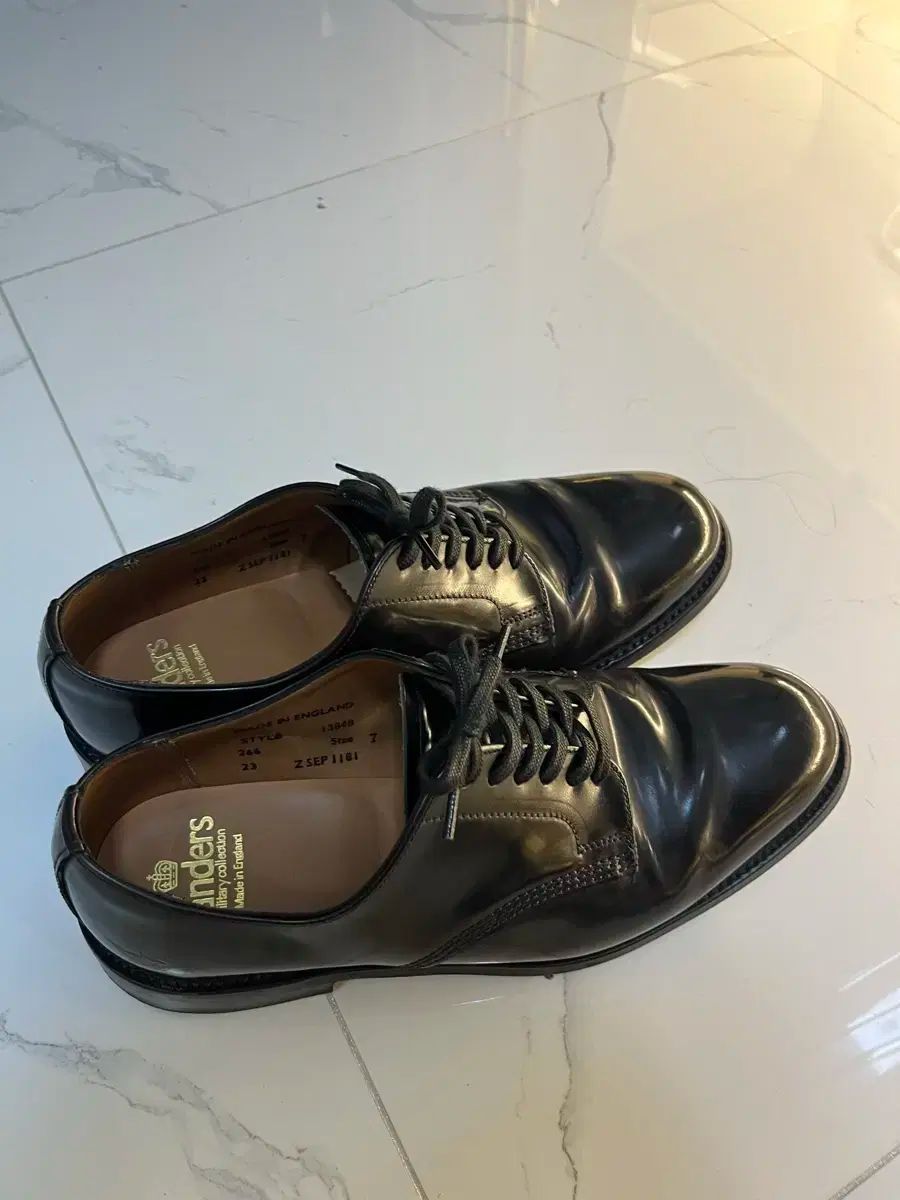 大割引を提供しています。 SANDERS サンダース ミリタリー THE B ドビ UK 7 260 在りし日の