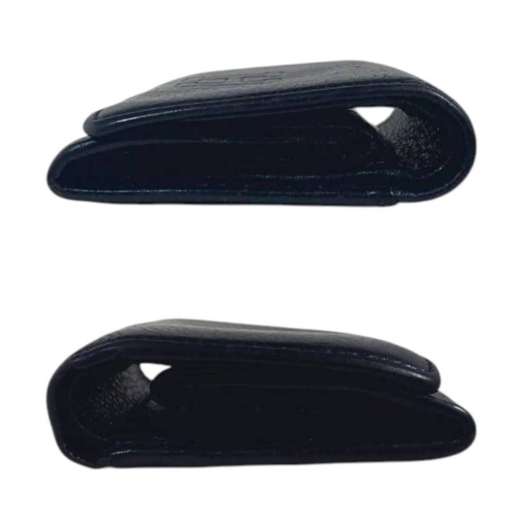 美品 HIROFU レザー 折り財布 センプレ ダークネイビー ロゴ イタリア製 美品 HIROFU レザー 折り財布 センプレ ダークネイビー ロゴ