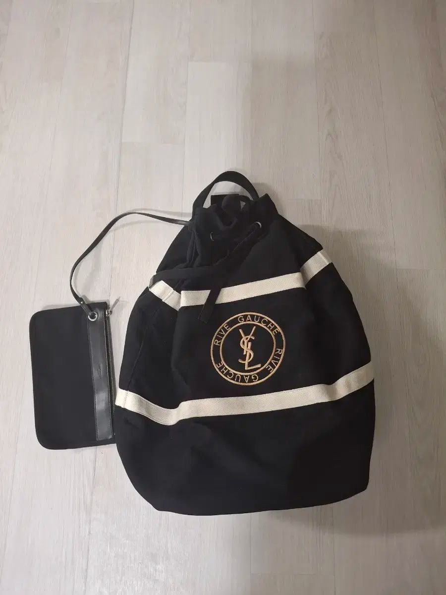 サンローラン RIVE GAUCHE バケットバッグ ポーチ
