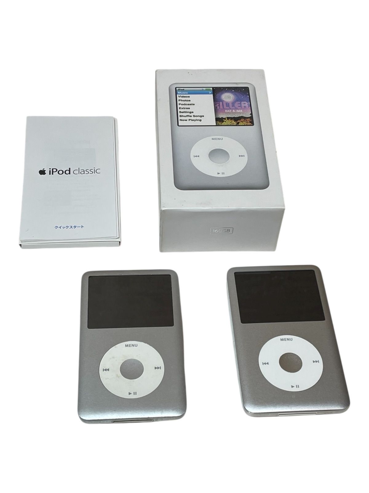 iPod classic アイポット クラッシック 160GB 2台セット 動作未 第7世代 薄型 A1238