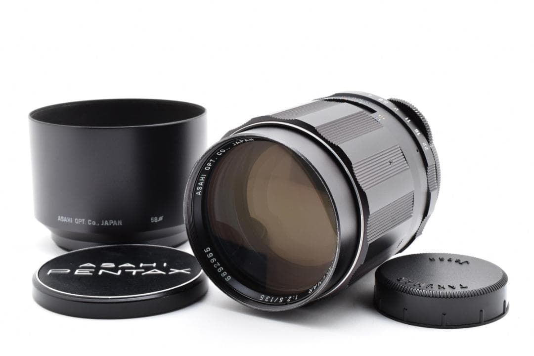 SMC Takumar 135mm F2.5 純正フード付 C114