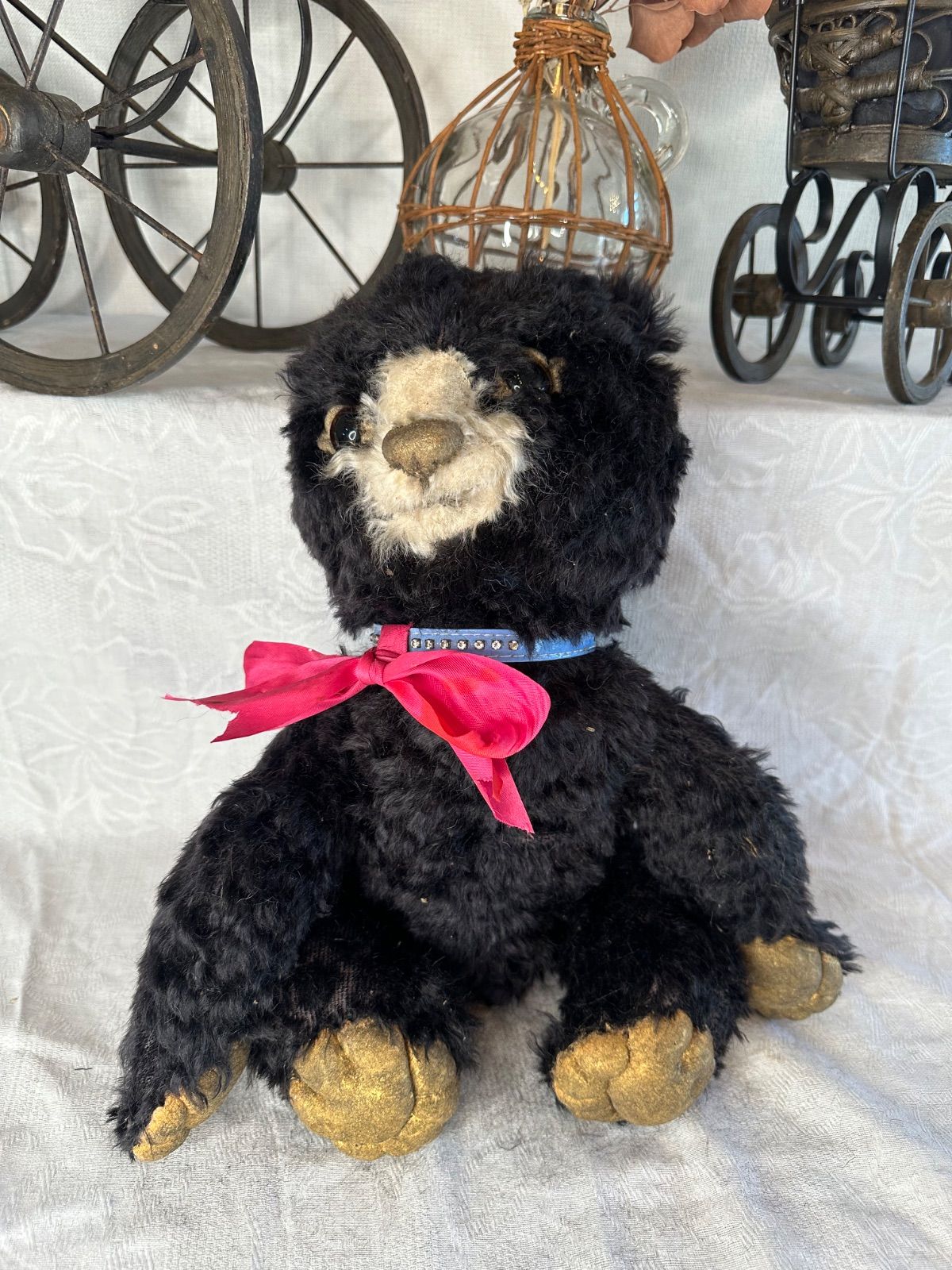 ドイツ ヴィンテージ テディベア ブラック