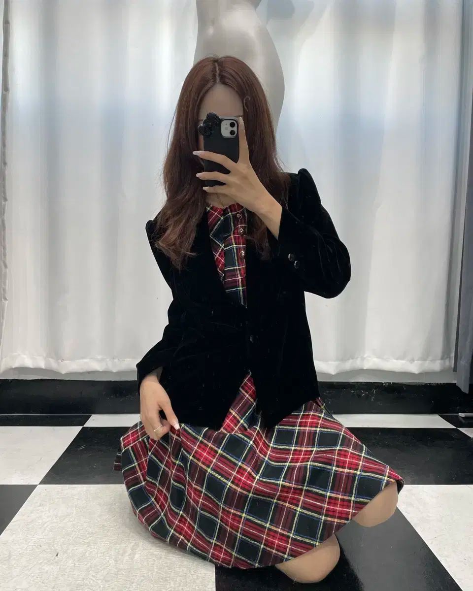 ブラック ツアーベルベット ブレーザー