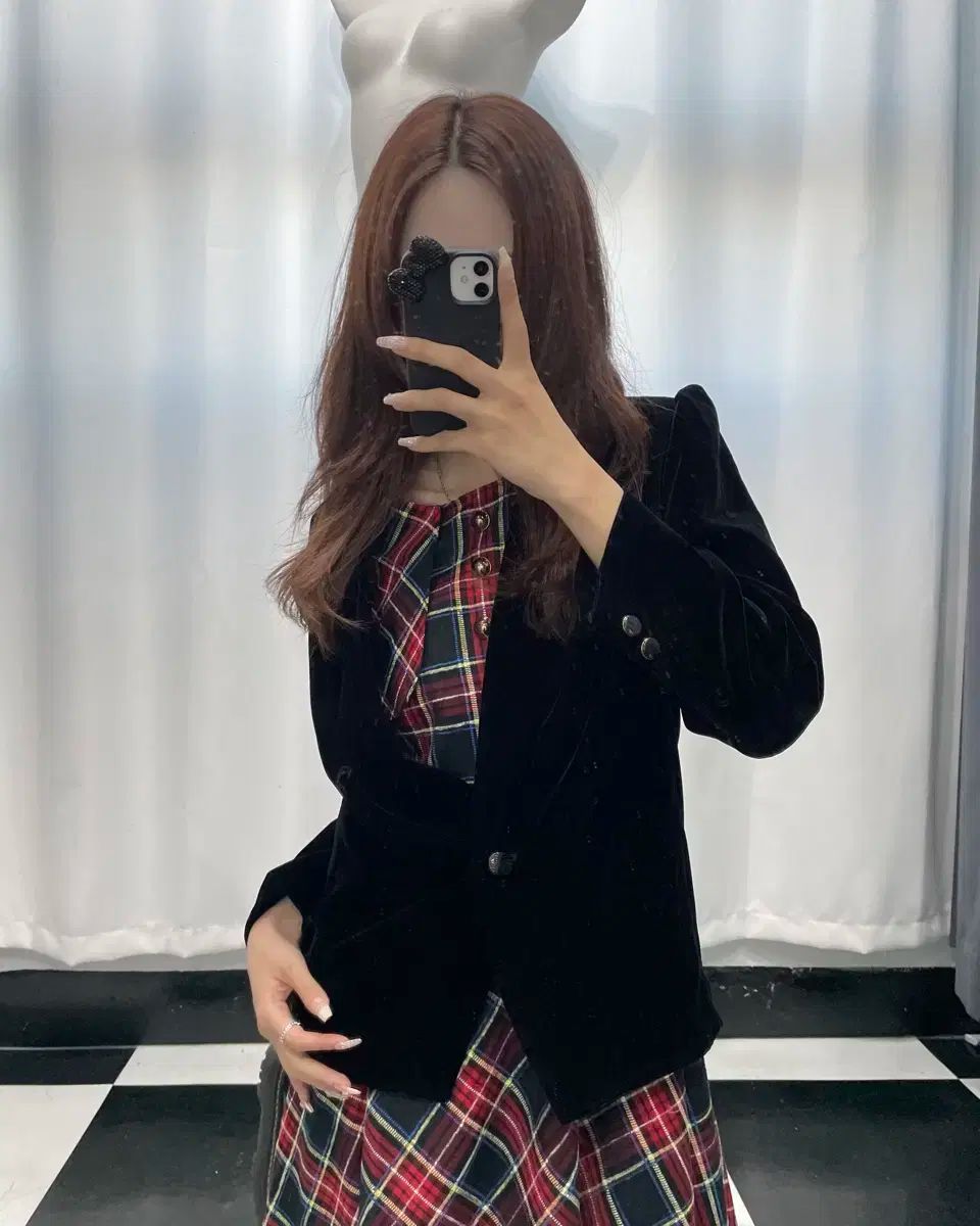 ブラック ツアーベルベット ブレーザー