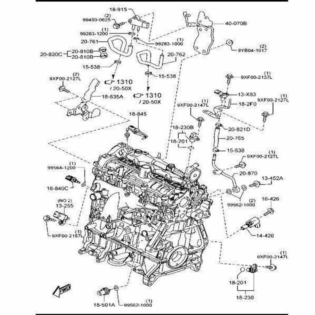 マツダ 純正 CX-5 センサープレッシャー (SH) MAZDA CX-5 SENSOR
