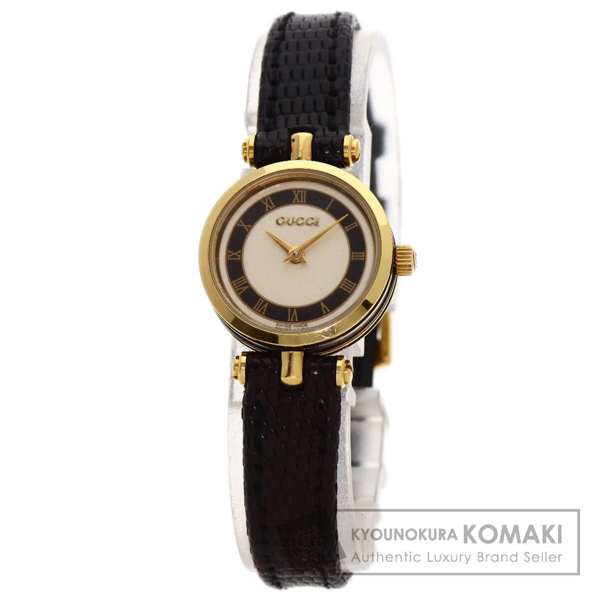 GUCCI（グッチ）レディース 腕時計 シェリーライン ブラック文字盤