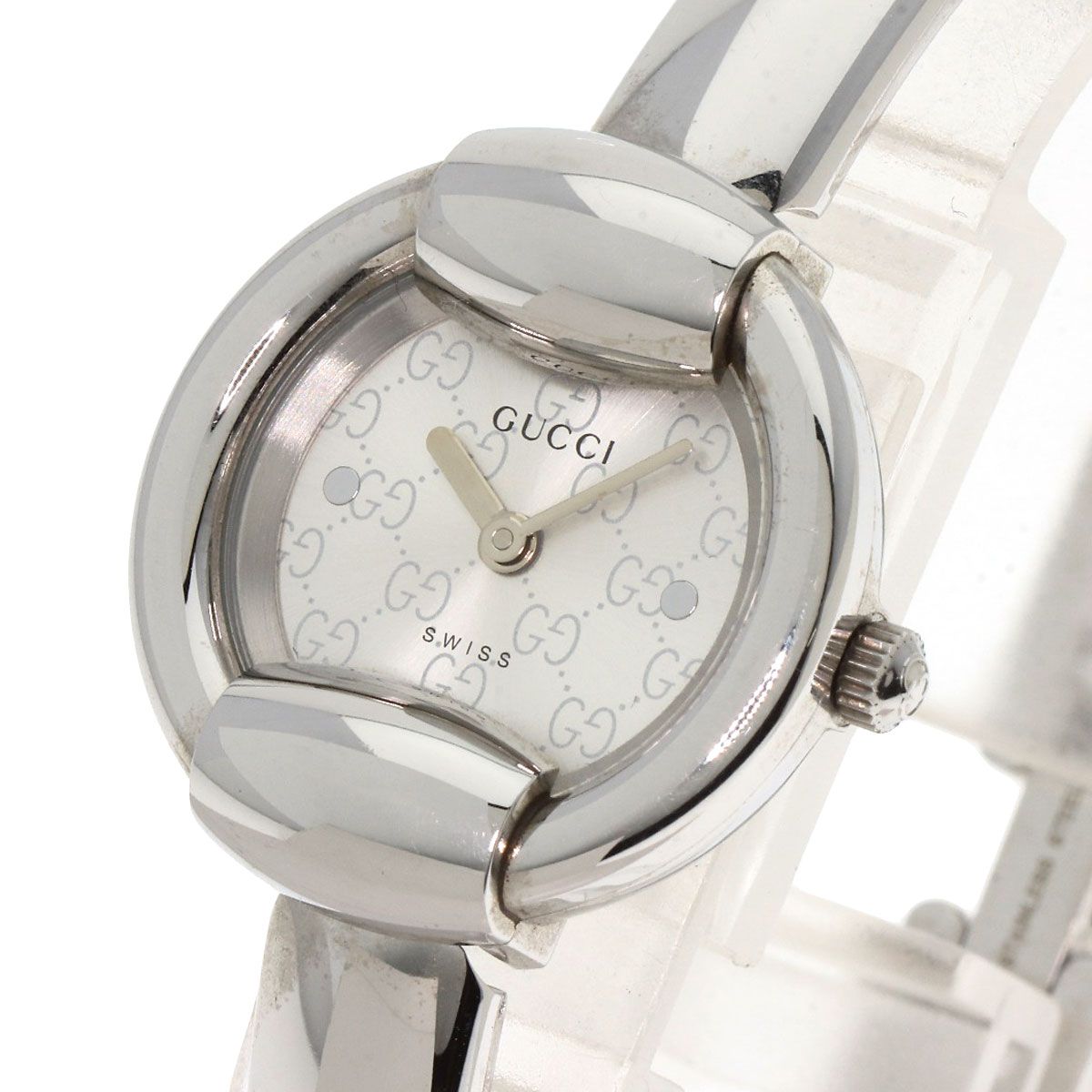 GUCCI GUCCI グッチ 1400L ラウンドフェイス 腕時計 ステンレス