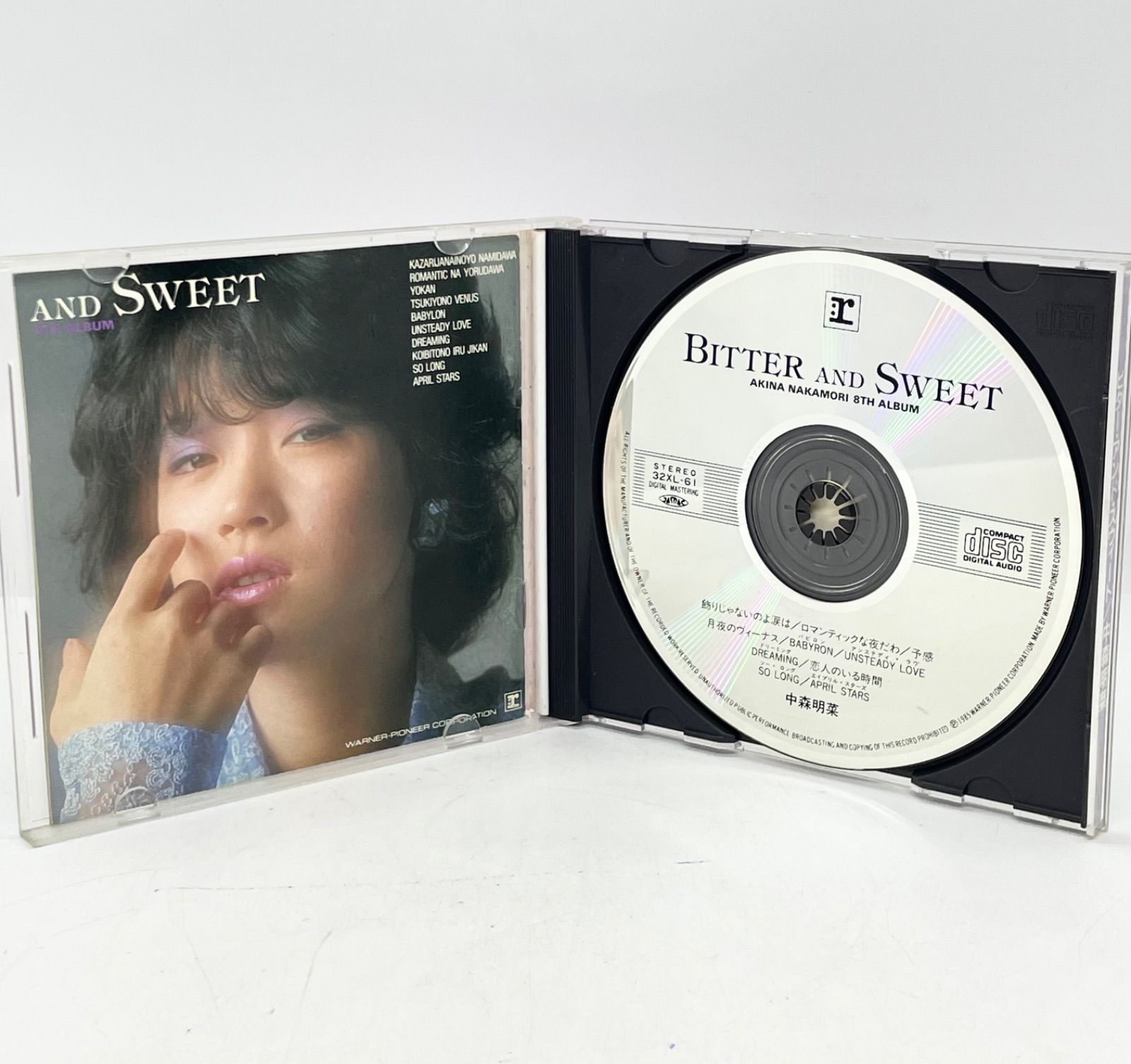 シール帯 中森明菜 CD ビター・アンド・スウィート BITTER AND SWEET