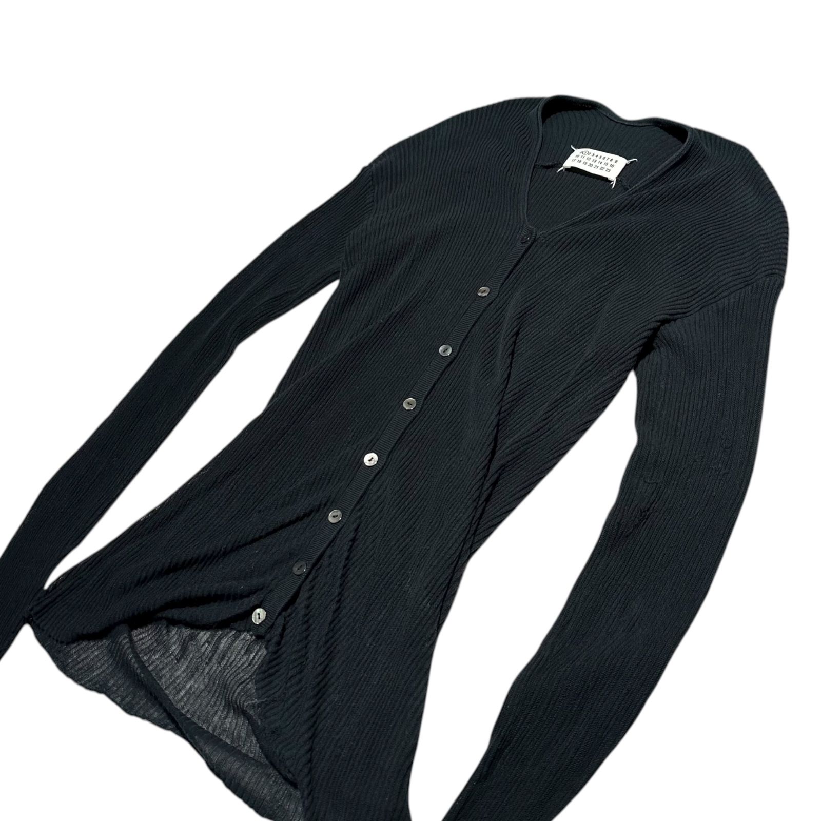 MAISON MARGIELA(メゾンマルジェラ) V-neck Ribbed Knit Cardigan V  