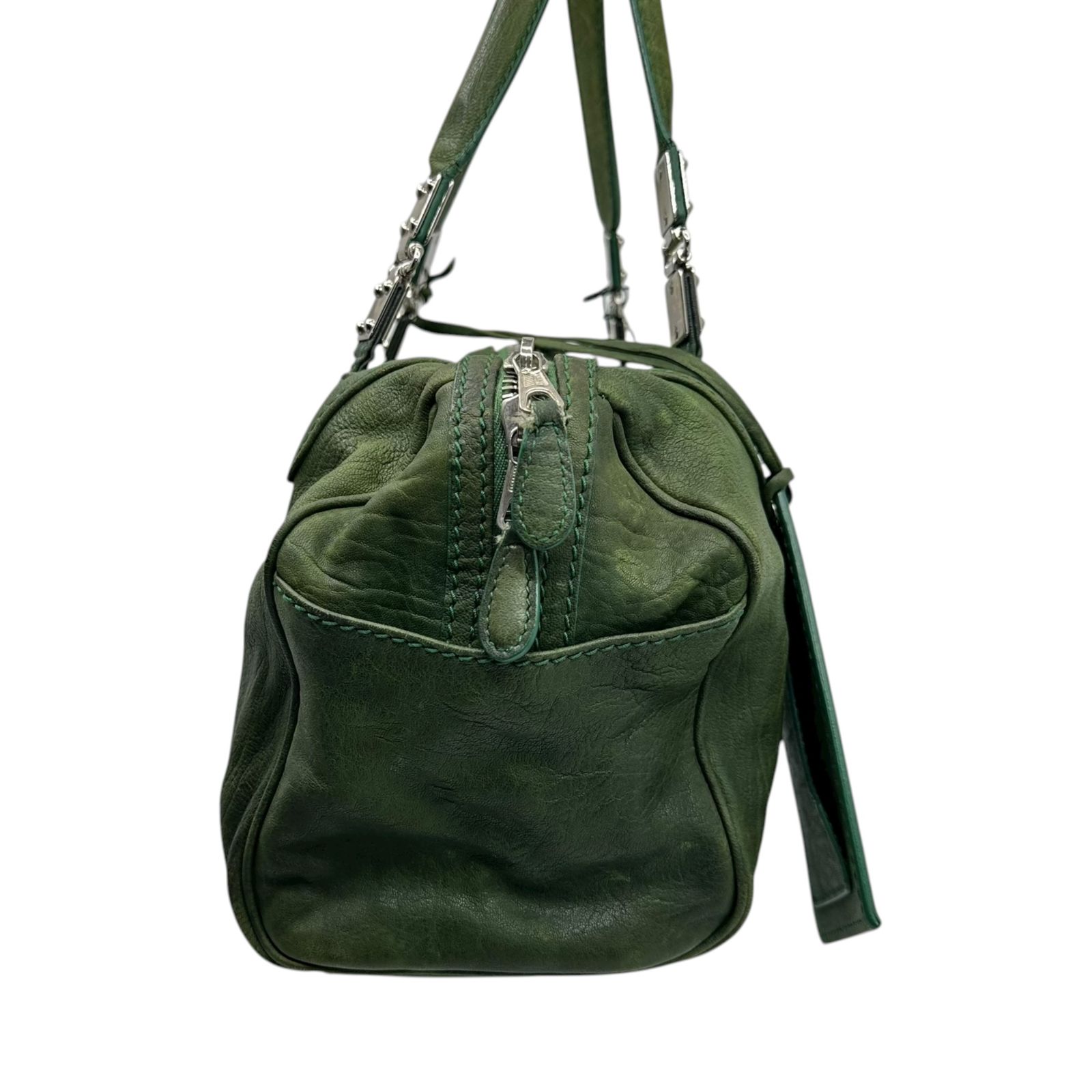 BALENCIAGA(バレンシアガ) 00's Logo Plate Leather Boston Bag 00年代