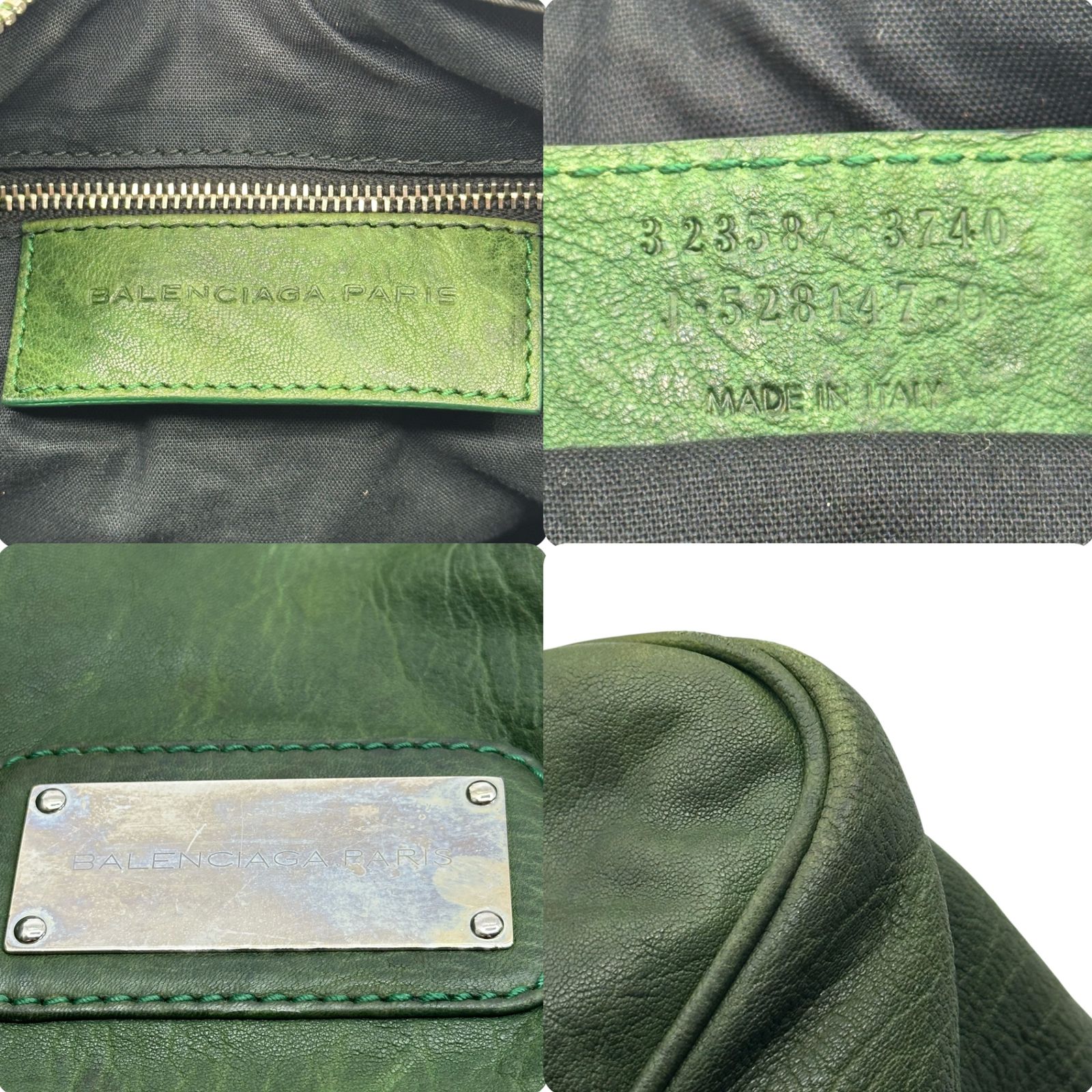 BALENCIAGA(バレンシアガ) 00's Logo Plate Leather Boston Bag 00年代