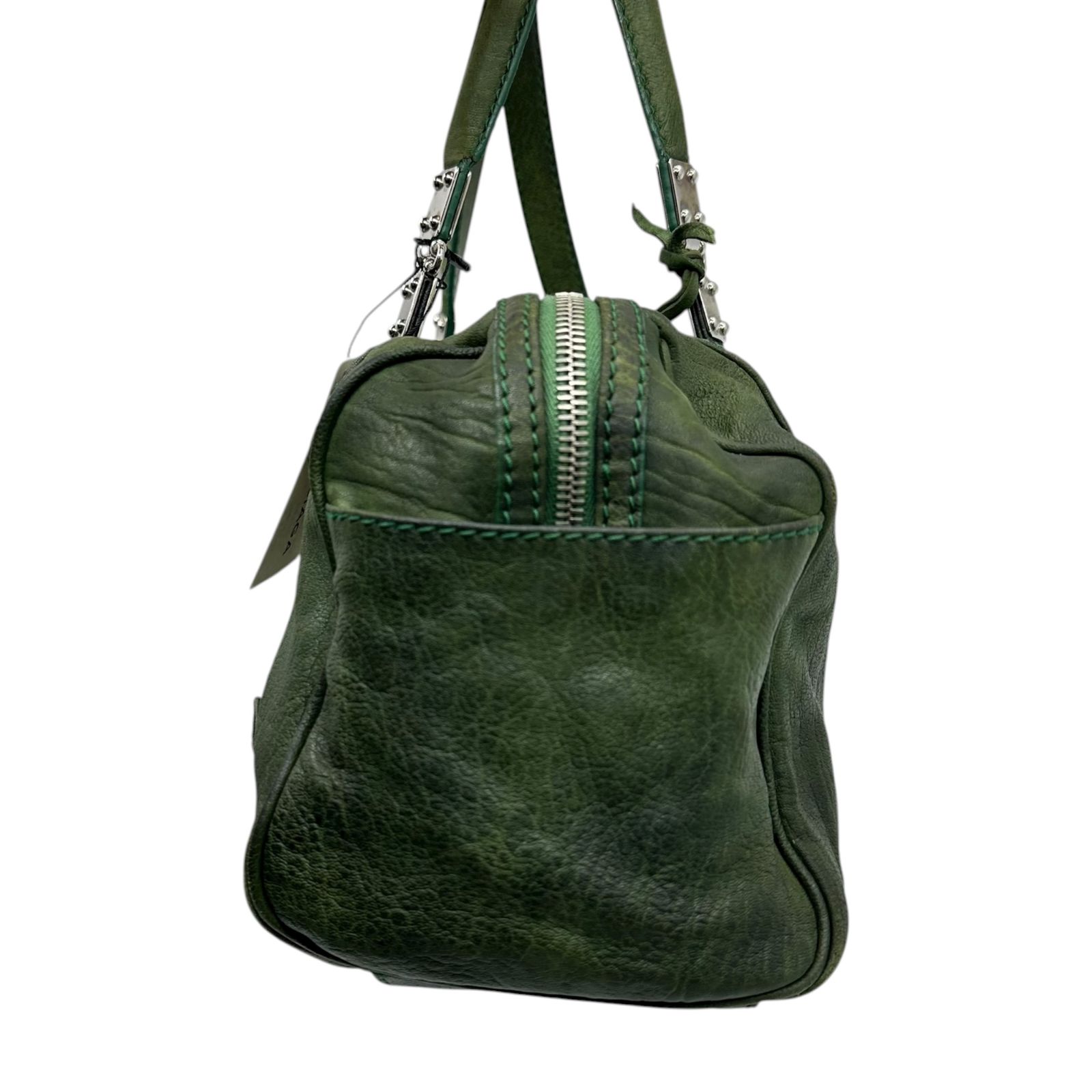 BALENCIAGA(バレンシアガ) 00's Logo Plate Leather Boston Bag 00年代