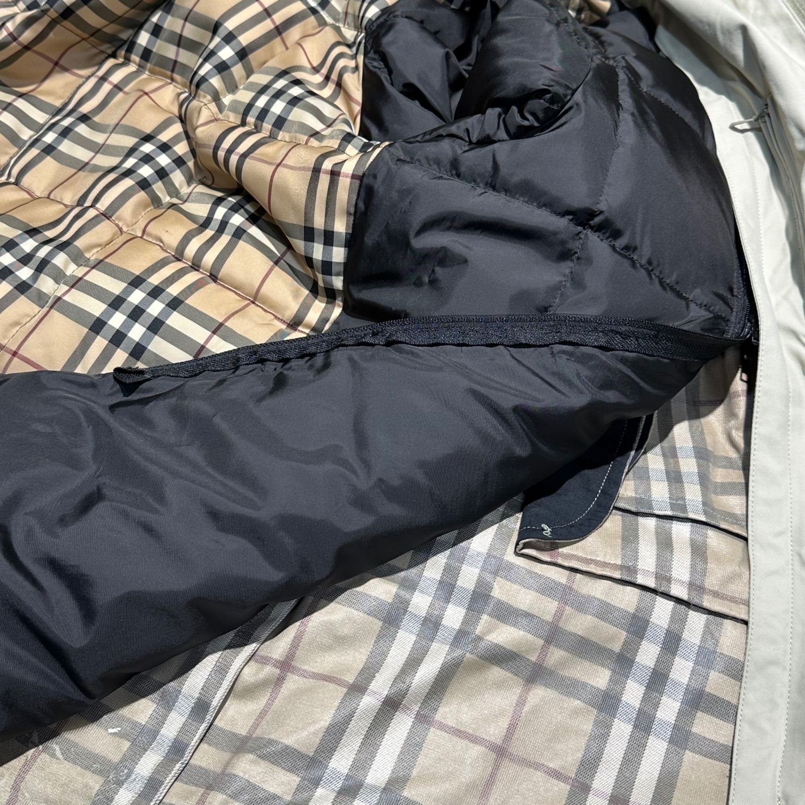 BURBERRY LONDON(バーバリーロンドン) Down Liner 2-Way Cotton Jacket 