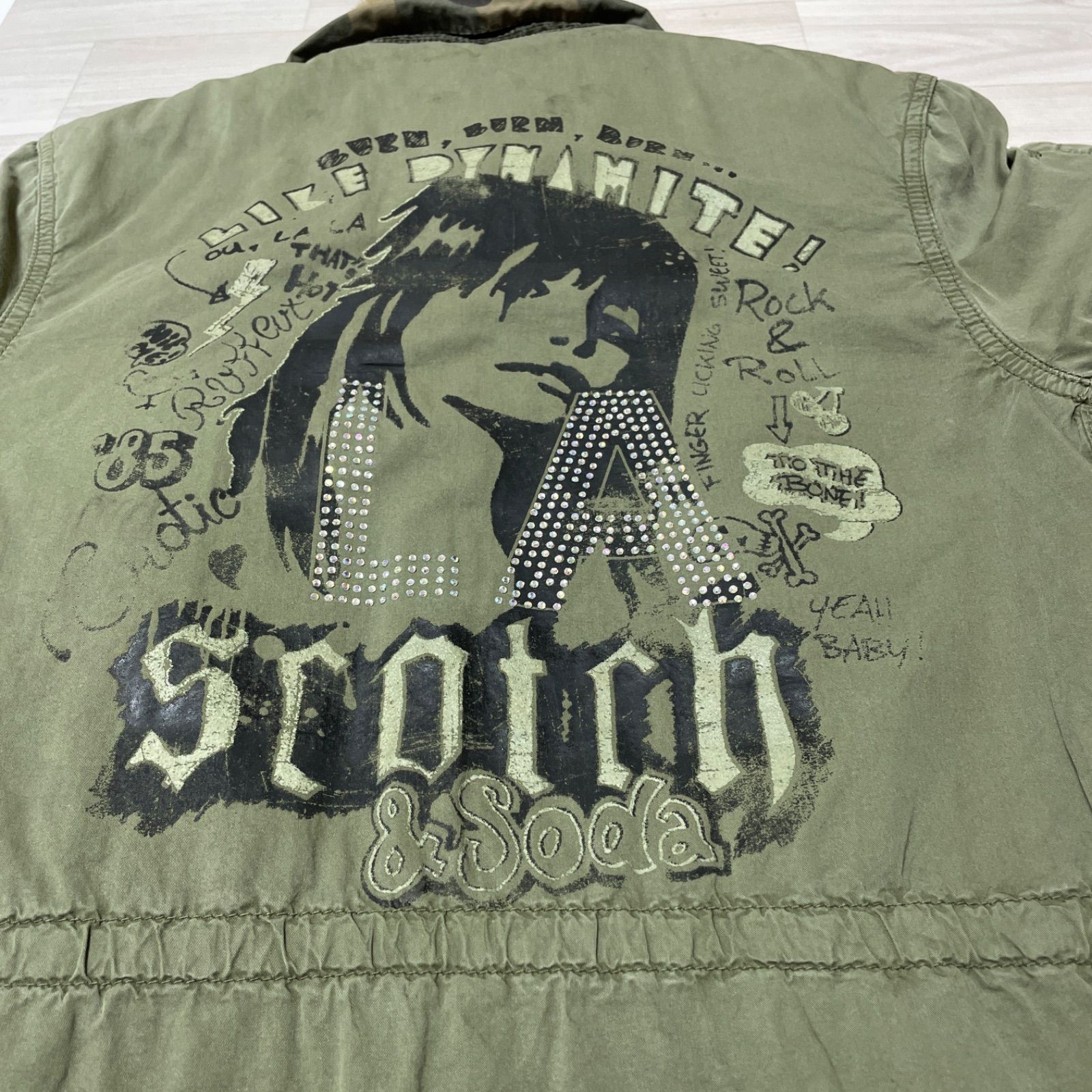 スコッチアンドソーダ ミリタリージャケット