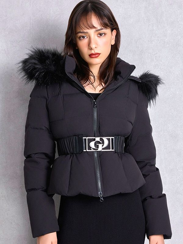 GYDA ジェイダ ダウン ジャケット ショート GD ベルト付き ショート