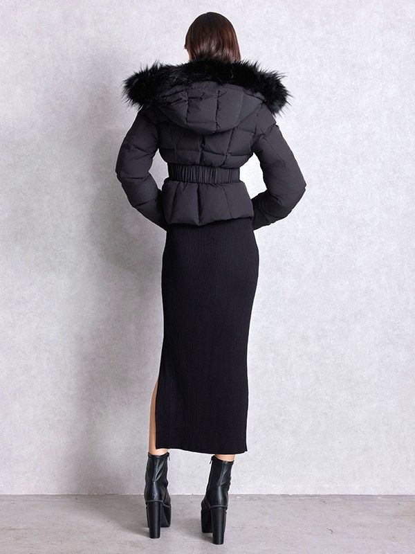 GYDA ジェイダ ダウン ジャケット ショート GD ベルト付き ショート