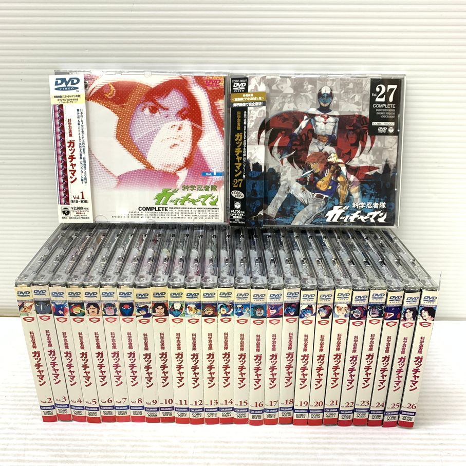 品】 科学忍者隊ガッチャマン DVD 27巻セット アニメ 【009 品】 科学忍者隊ガッチャマン DVD 27巻セット アニメ 【009