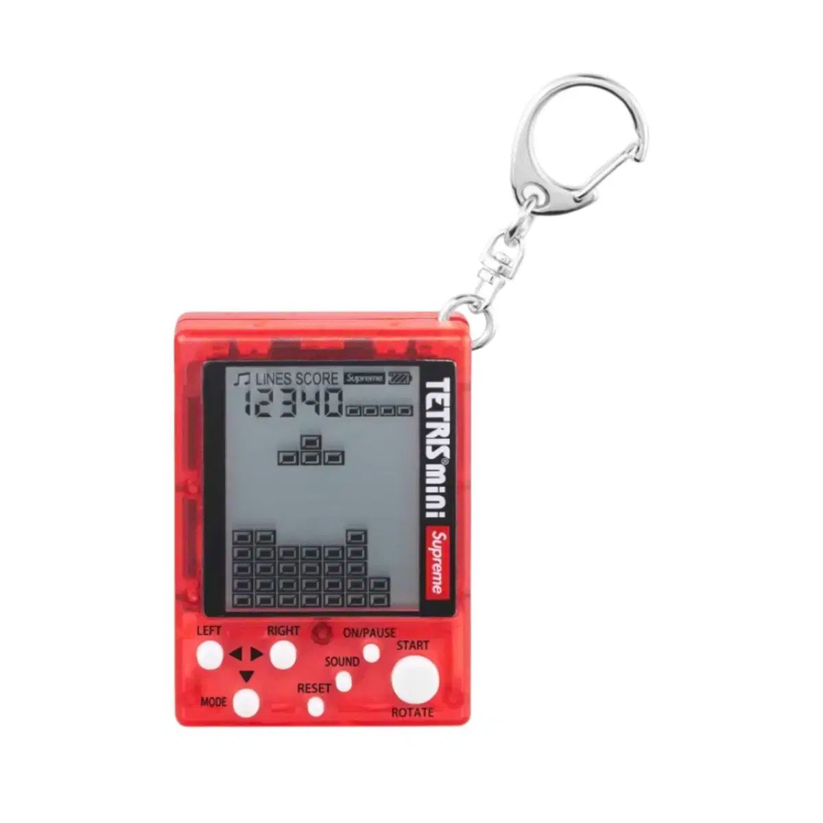 OS シュプリーム x テトリス ミニ レッド