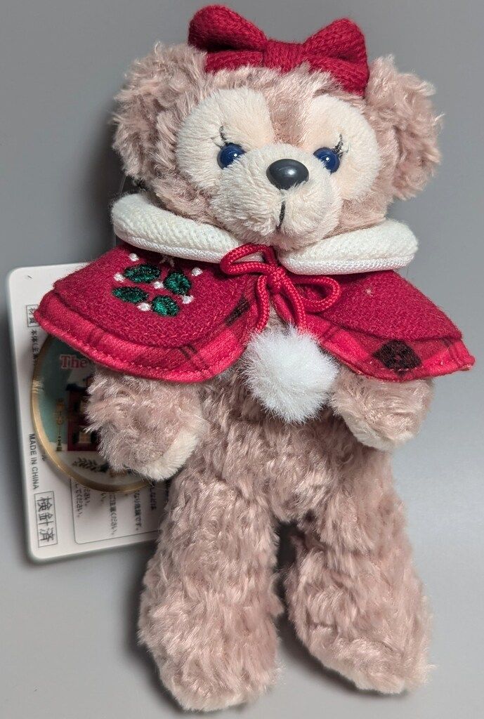 東京ディズニーシー ぬいぐるみバッジ Duffy's Christmas 2012