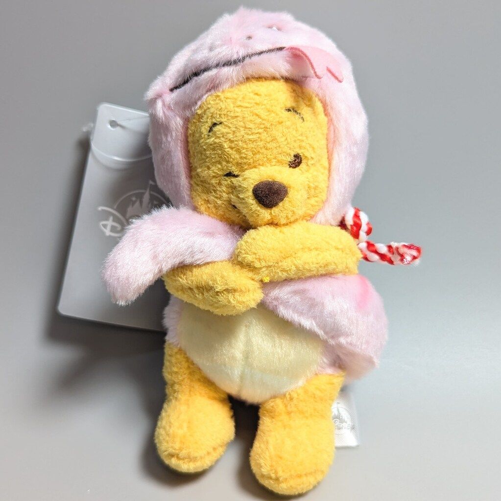 ディズニーストア プラシュキーチェーン ETO POOH 2025 プー(ピンク