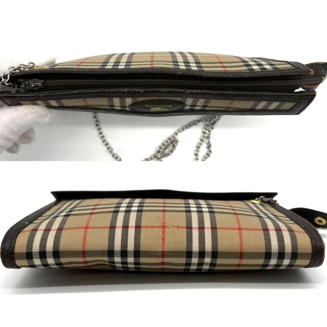 バーバリーズ ノバチェック シャドーホース ハンドバッグ PVC