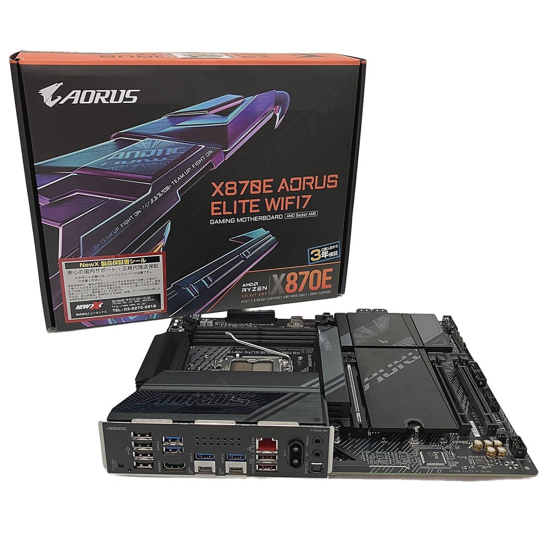 Gigabyte X870 AORUS ELITE WIFI7 AMD RYZEN マザーボード マザボ ゲーミング PCパーツ ジャンク C10403032