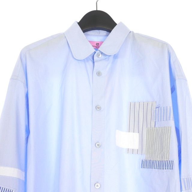 アンリアレイジ ANREALAGE 25AW HOMME PATCHWORK SHIRT パッチワーク