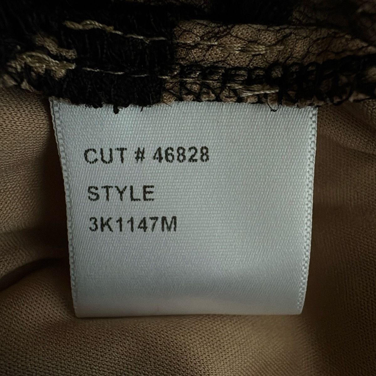  タダシショージ ワンピース サイズ2 M レディース 黒 ブロンズ 七分袖 ひざ丈 レース その他 ワンピース