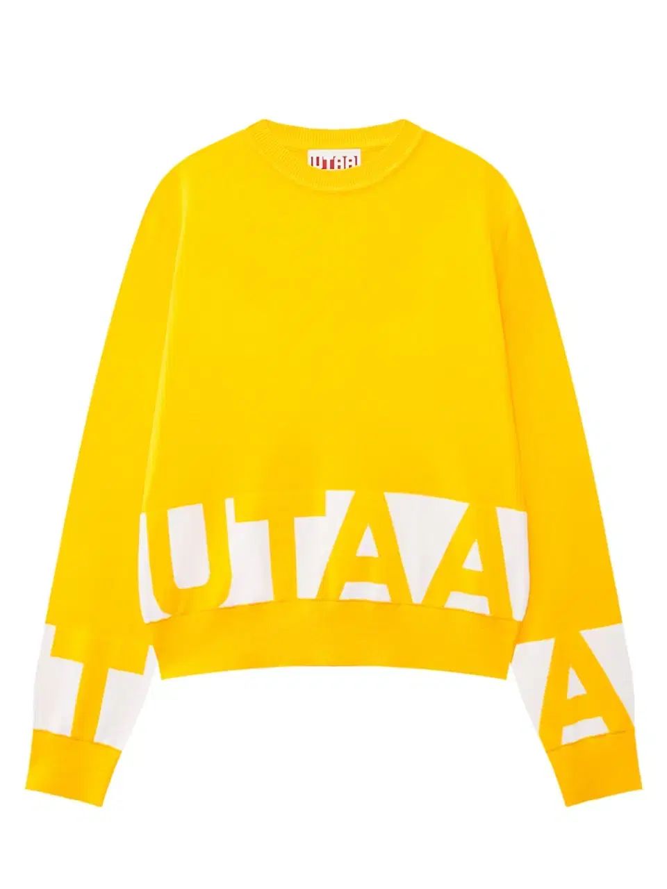  レディースゴルフウェア レッド イエロー ロゴ ニット セーター その他 レディースウェア