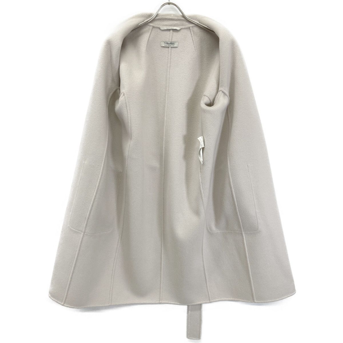 S MaxMara エスマックスマーラ 190160703 ﾗｲﾄﾍﾞｰｼﾞｭ ｳｰﾙｶｼﾐﾔ CUCITO