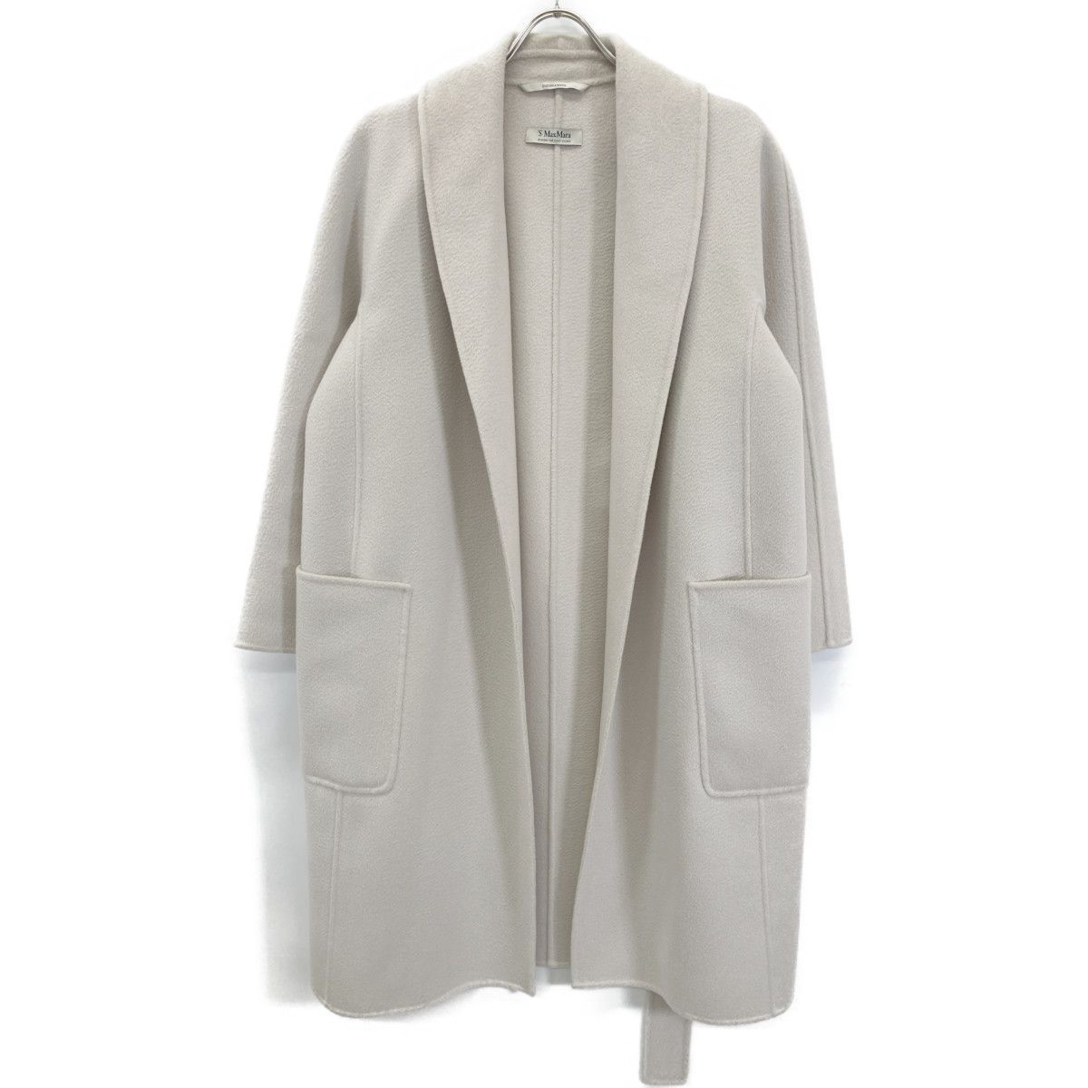 S MaxMara エスマックスマーラ 190160703 ﾗｲﾄﾍﾞｰｼﾞｭ ｳｰﾙｶｼﾐﾔ CUCITO