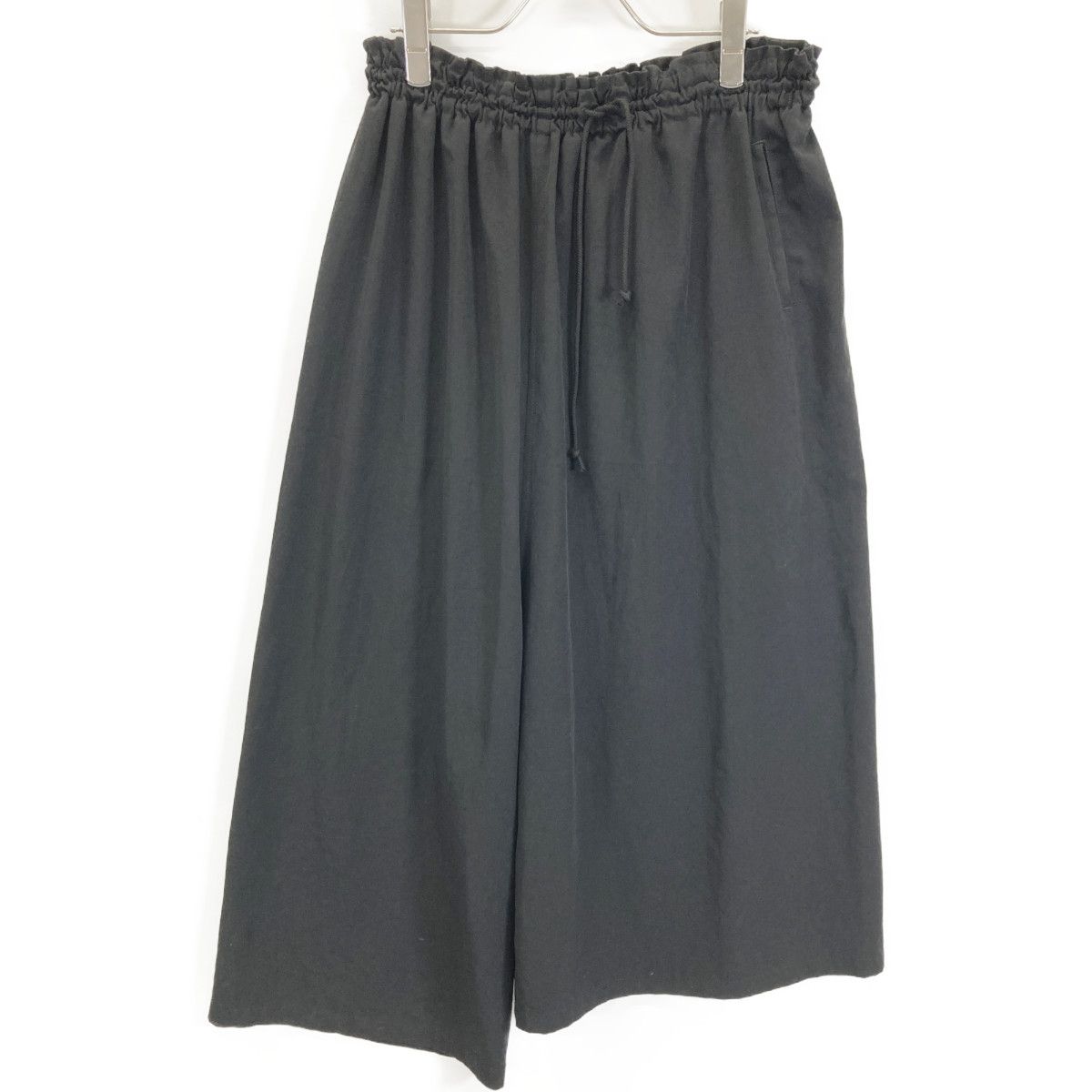 Y s ワイズ 23年ｺﾚｸｼｮﾝ CREPE de CHINE FRONT TUCK THICK PANTS 1