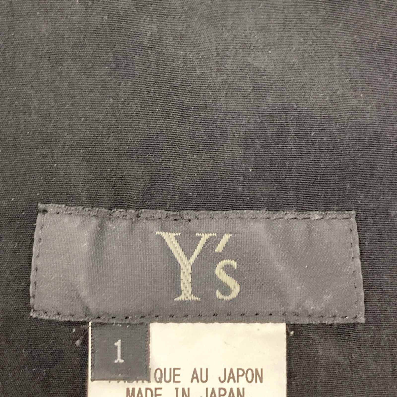  Y s ワイズ 23年ｺﾚｸｼｮﾝ CREPE de CHINE FRONT TUCK THICK PANTS 1 その他 パンツ