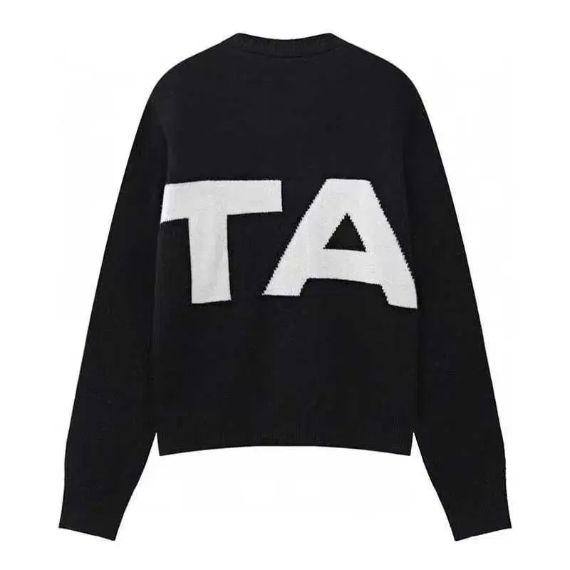 レディースゴルフウェア ロゴ 防風 ニット