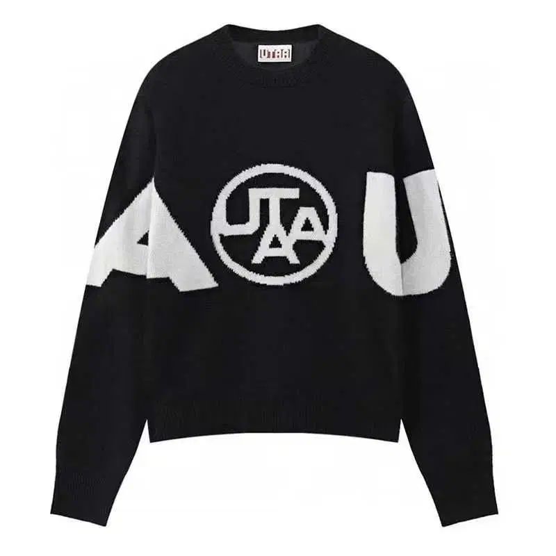 レディースゴルフウェア ロゴ 防風 ニット