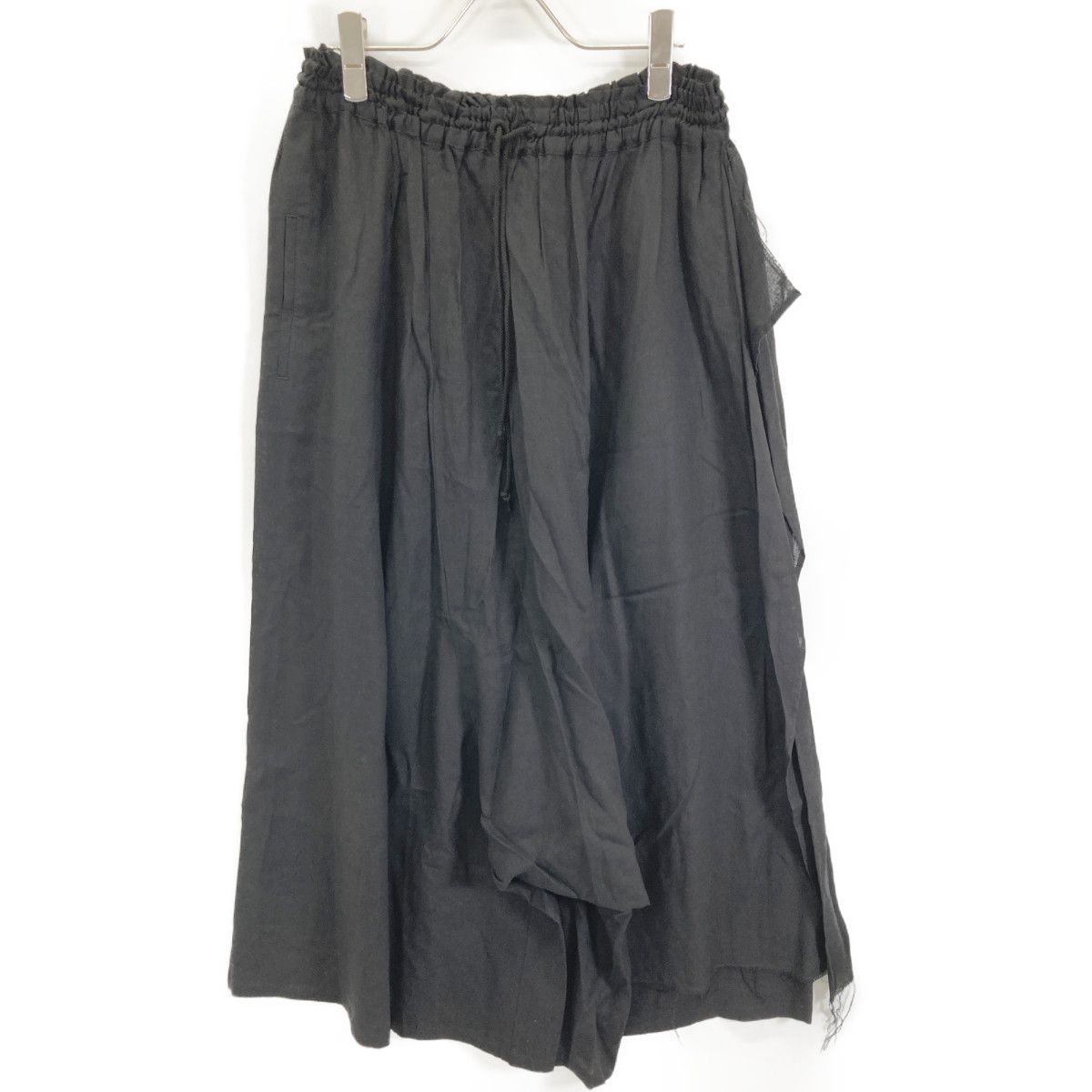 Y s ワイズ 24SS YS-P14-201 ﾌﾞﾗｯｸ ｻﾙｴﾙﾊﾟﾝﾂ 2