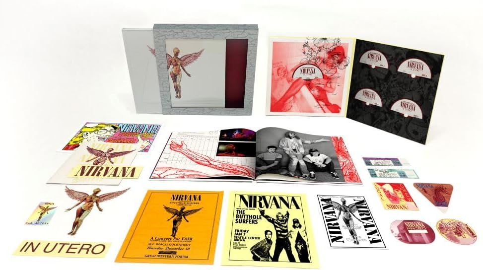 5discs CD ニルヴァーナ イン ユーテロ 30周年記念スーパー エデ UICY803555 DGC 02300