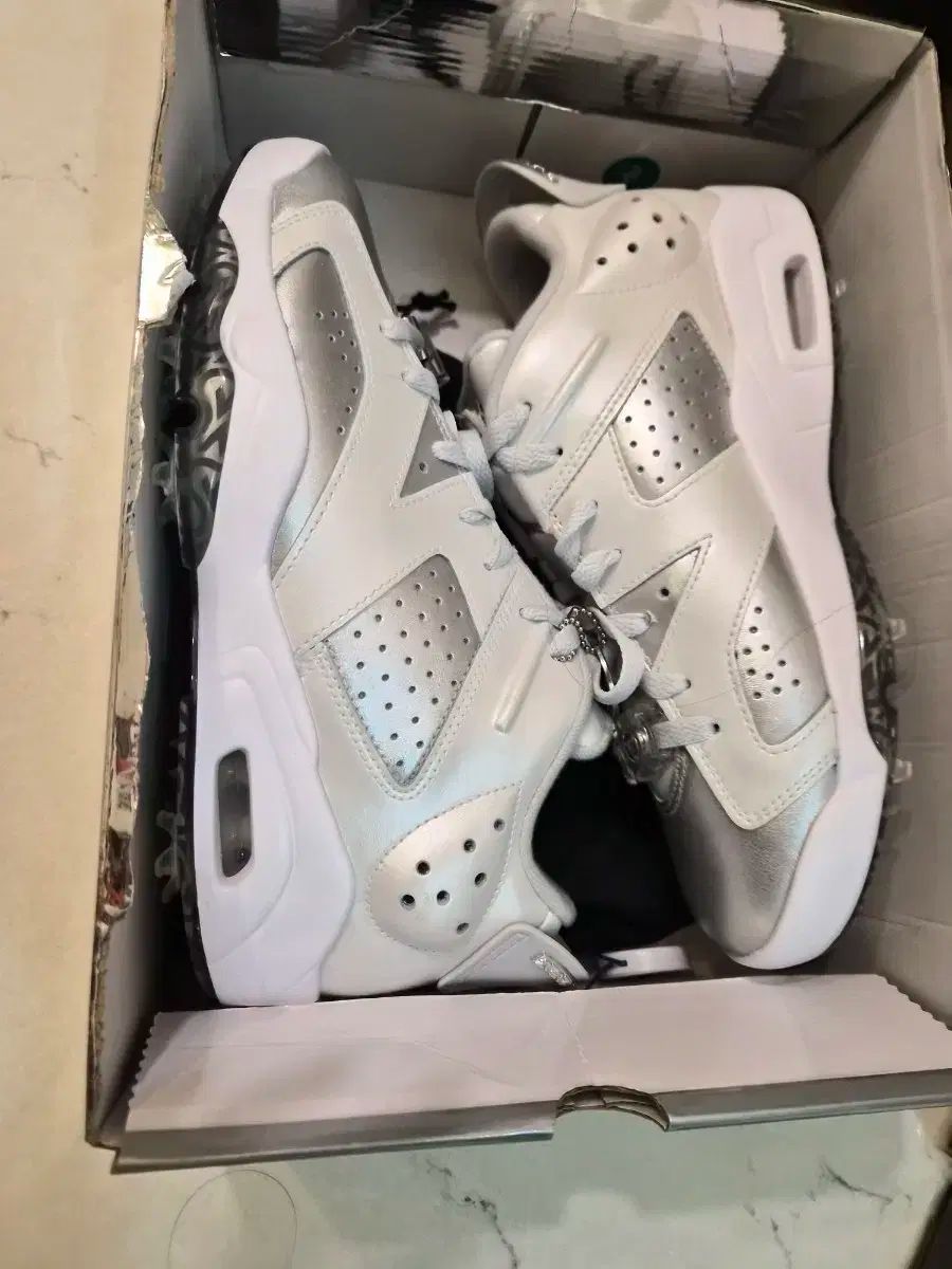 265 NIKE ナイキ ゴルフシューズ ジョーダン レトロ 6 G NRG ファントム シルバー