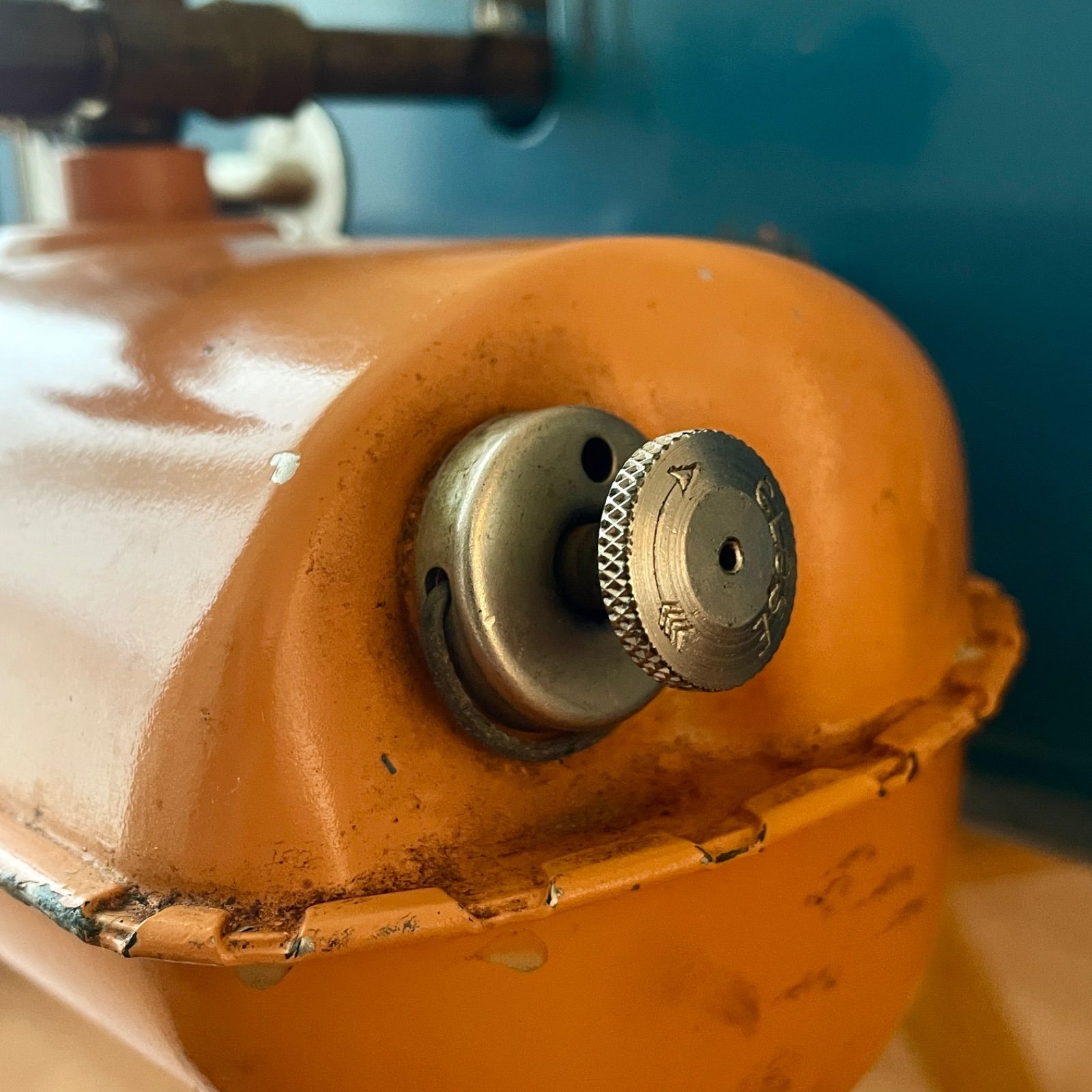 ストーブ ブルー