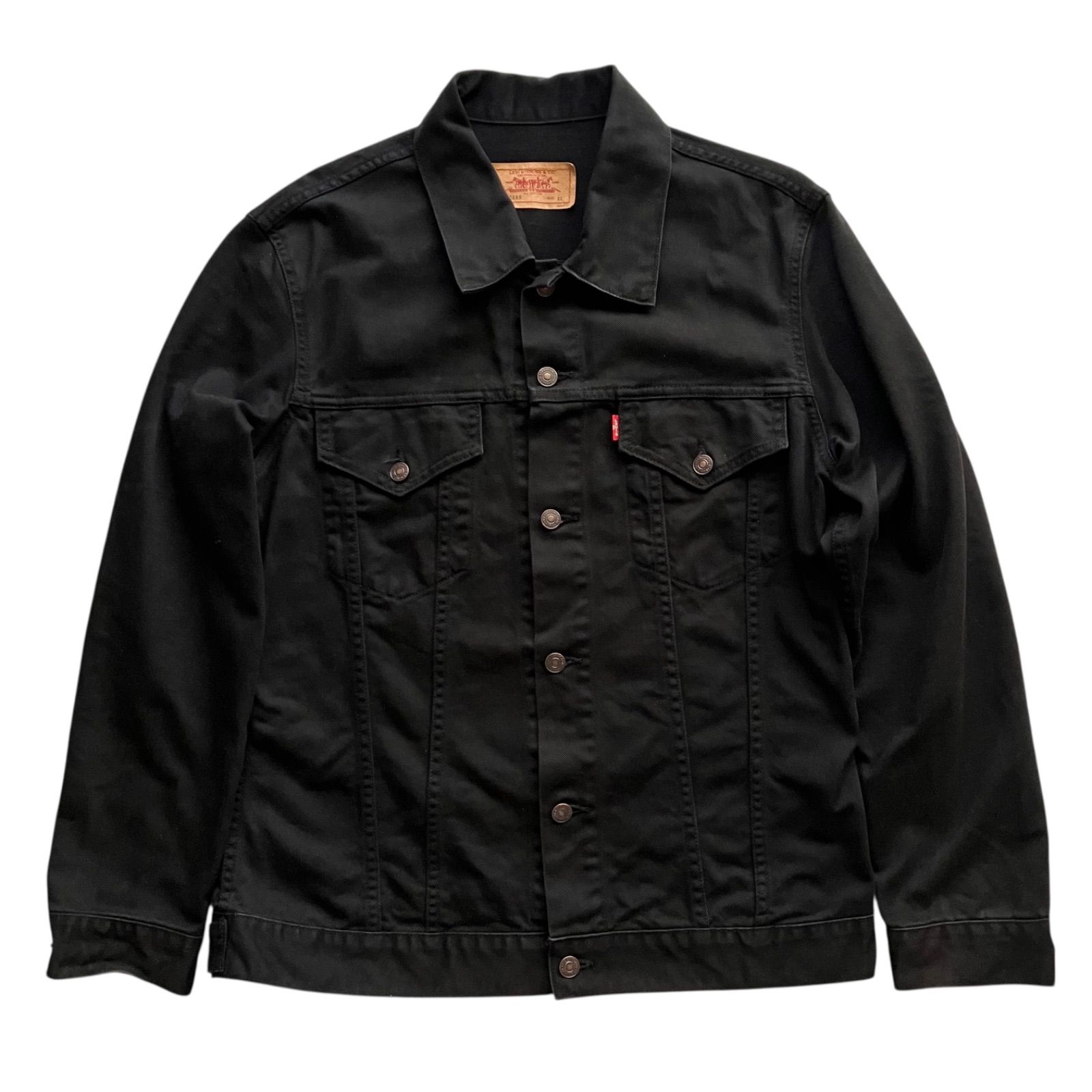 00s リーバイス 70599 ピケ ブラック トラッカージャケット y2k 古着