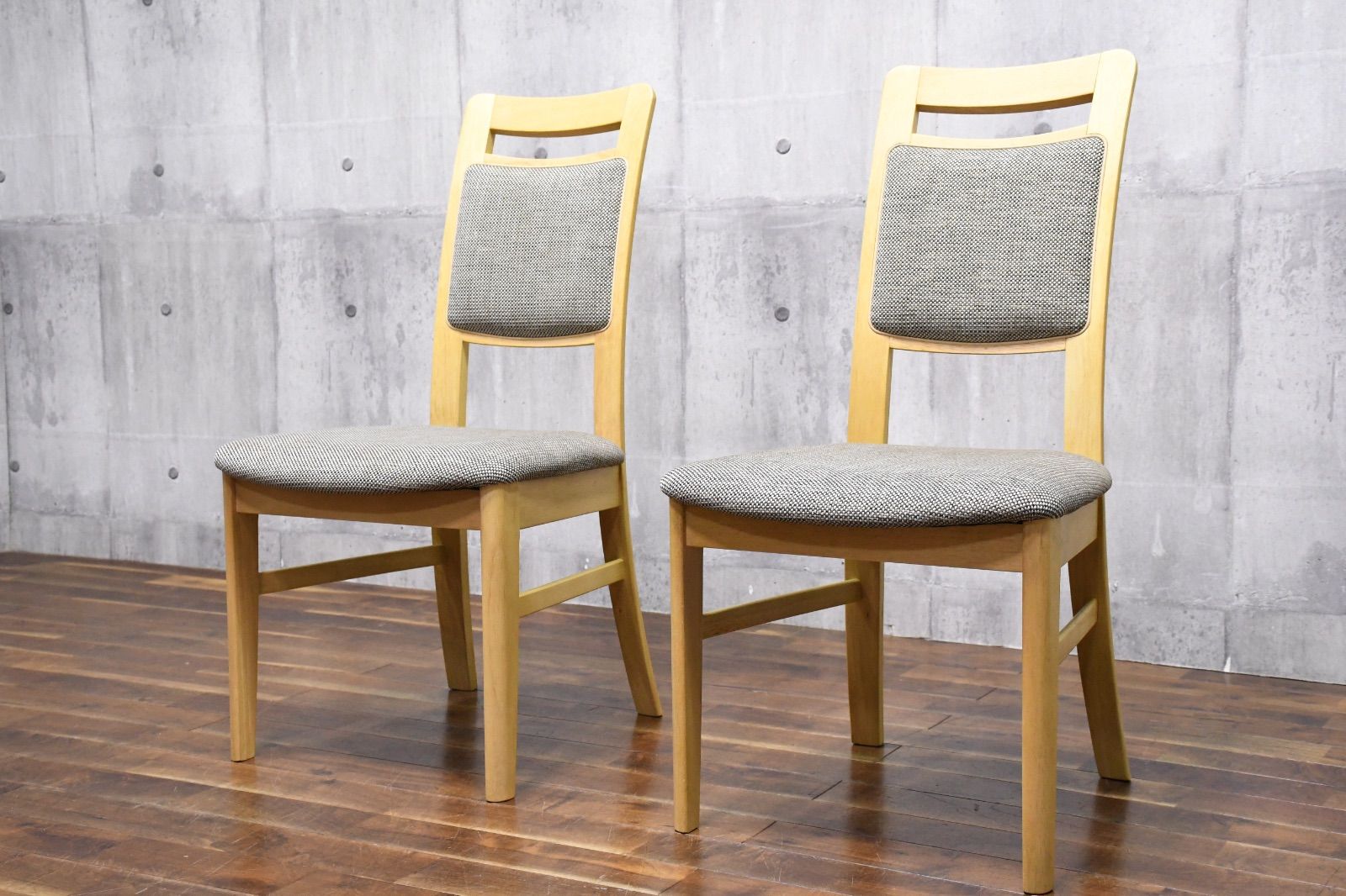 EKK 7 カリモク Direttore ディレトーレ C 57225 ダイニングチェア 2脚セット コンパクトハイバックチェア ナチュラルモダン 食卓椅子 食堂椅子