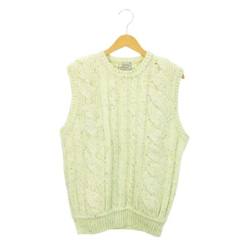 C8171◎イタリア製*ヴェルサーチ/GIANNI VERSACE*メデューサ*スクエア*フルリム/セルフレーム*サングラス*ブルー系*88453 ジャンニヴェルサーチ ヴェルサーチェ GIANNI VERSACE ニットベスト